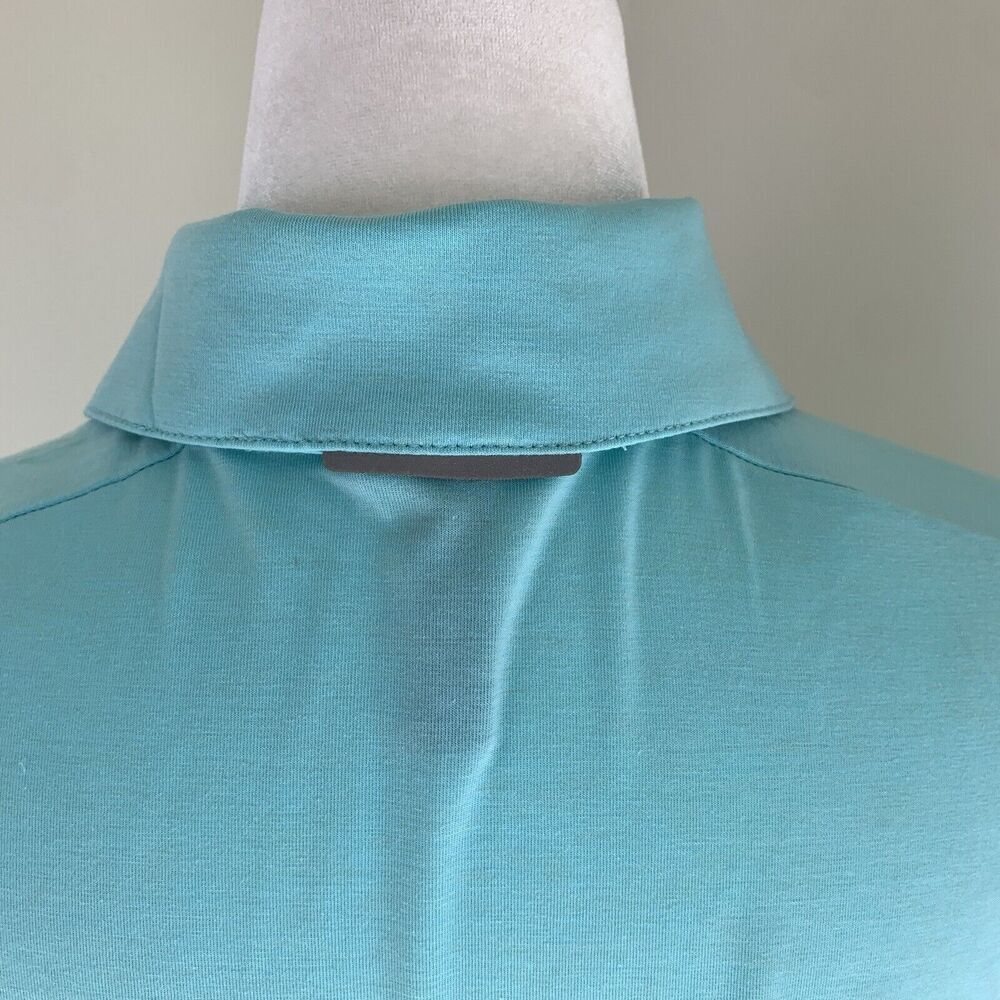 Specialized Women's Utility Polo Drirelease Merino Med Blue Teal Cycling Golf — image 7 of 8